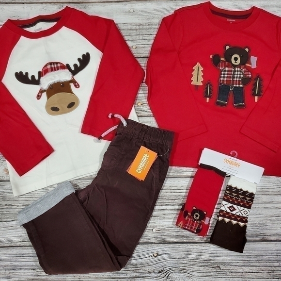 Christmas Holiday Outfit Gymboree Outfit NWT - Picture 7 of 7